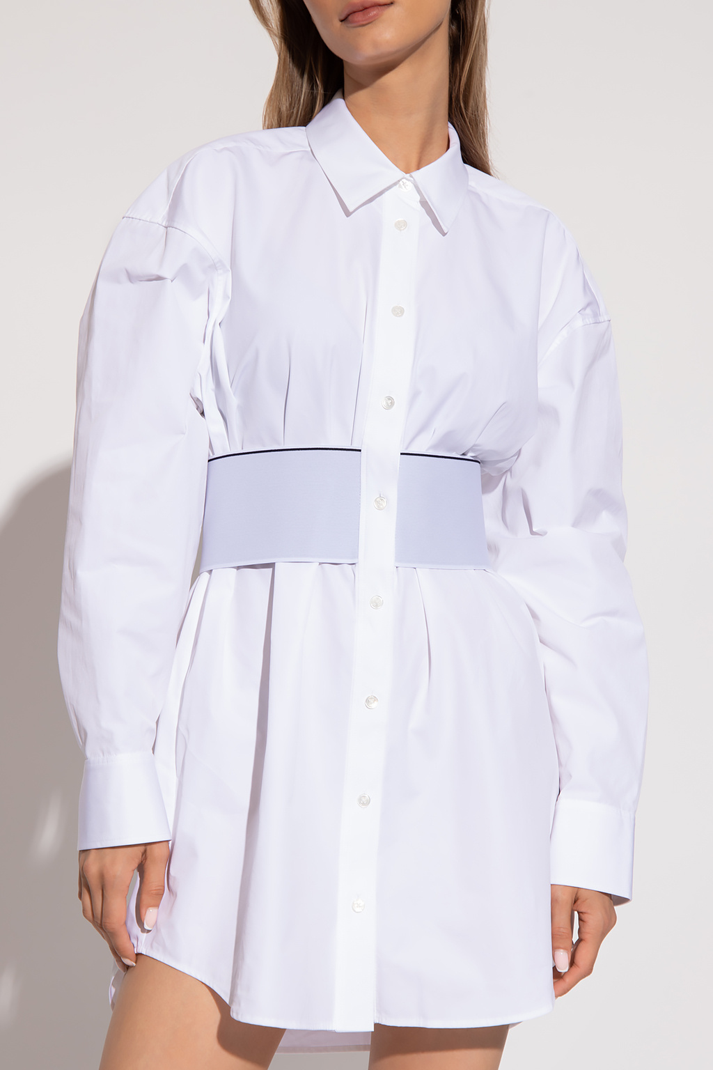 RSG logo-print organic cotton T-shirt - Shirt dress